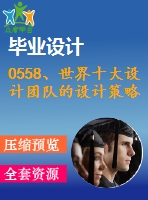 0558、世界十大設(shè)計(jì)團(tuán)隊(duì)的設(shè)計(jì)策略